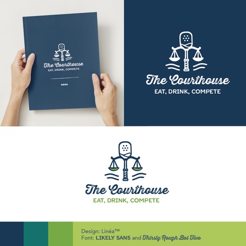 Cloud brand with the title 'The Courthouse Logo'