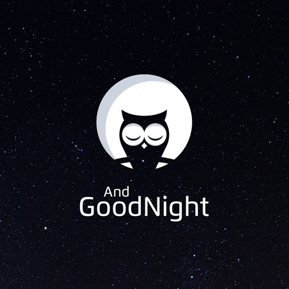 Sleep design with the title 'Logo for AndGoodNight'