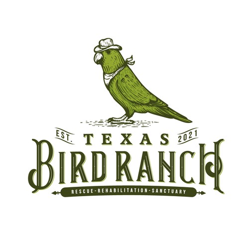 Ranch brand with the title 'Texas Bird Ranch'