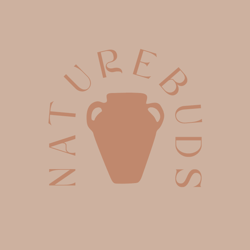 Brown brand with the title 'Nature Buds Branding'