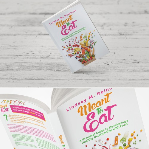 Food book cover with the title 'Meant to Eat'