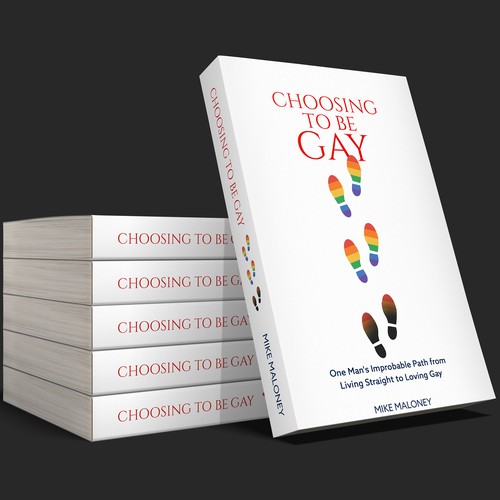 LGBT+ book cover with the title 'CHOOSING TO BE GAY'