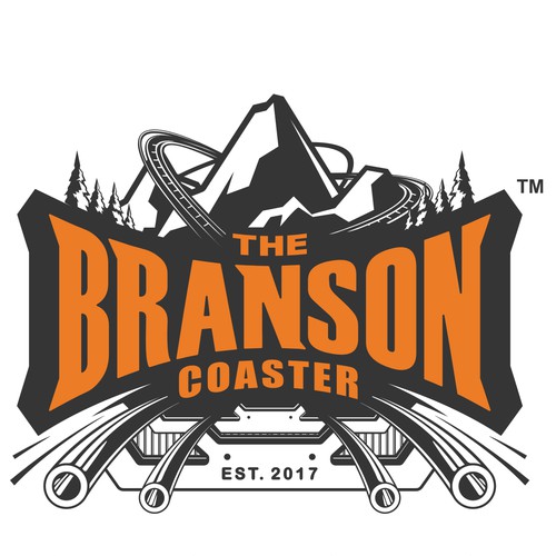Elevation logo with the title 'The Branson Coaster'