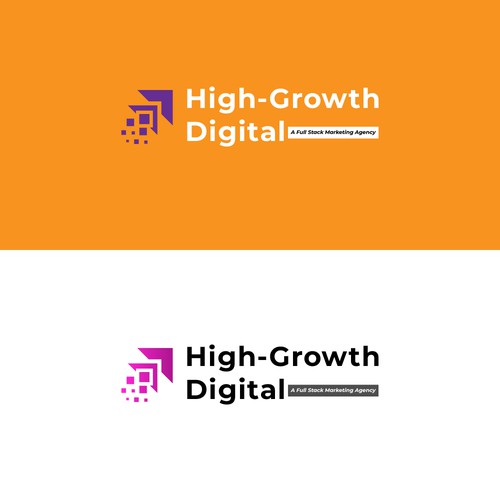 Energy brand with the title 'Logo concept for technology high-quality'