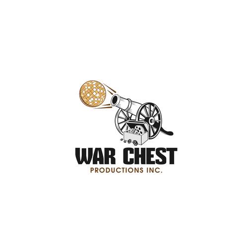 Film production logo with the title 'War Chest Productions'