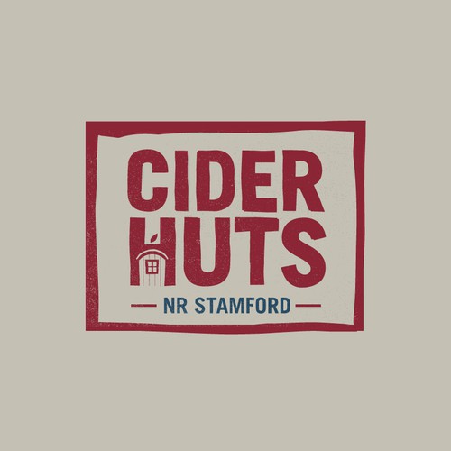 Hut logo with the title 'Vintage logo concept for an holiday accommodation. '