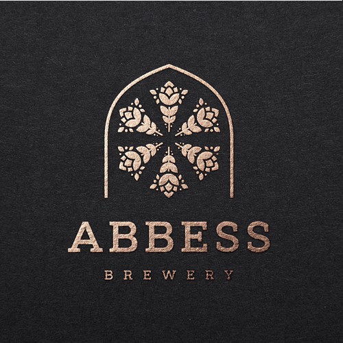 Traditional logo with the title 'ABBESS Brewery'