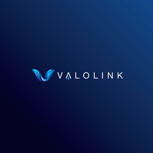 Link logo with the title 'logo design'