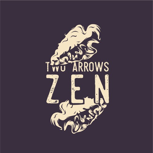 Zen logo with the title 'two arrows zen'