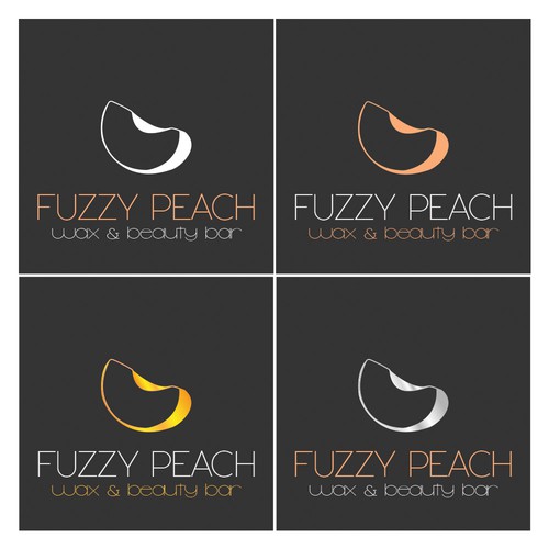 Peach logo with the title 'Minimalist Logo'