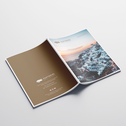 Catalogue design with the title 'Brochure design'
