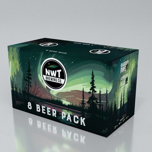 Beer packaging with the title 'packaging '