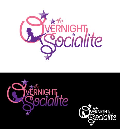 Clothing line logo with the title 'Logo For Girls' Clothing'