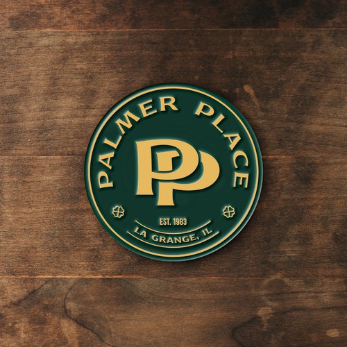 Pub brand with the title 'A classic logo for an Irish Pub'