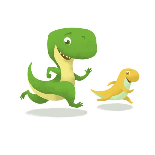 Dinosaur design with the title 'Mascot '