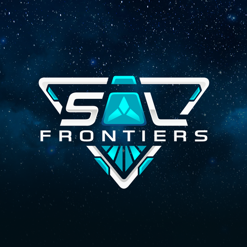 Galaxy logo with the title 'Video Game Logo'