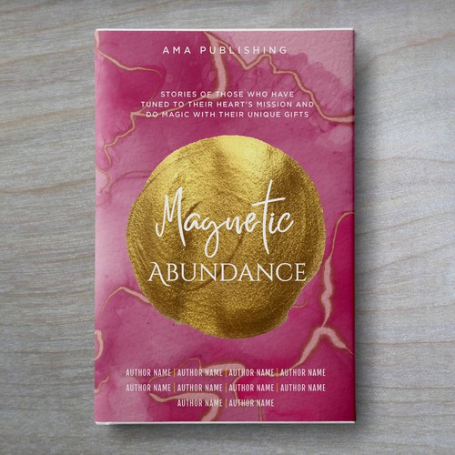 Motivational book cover with the title 'Magnetic Abundance'