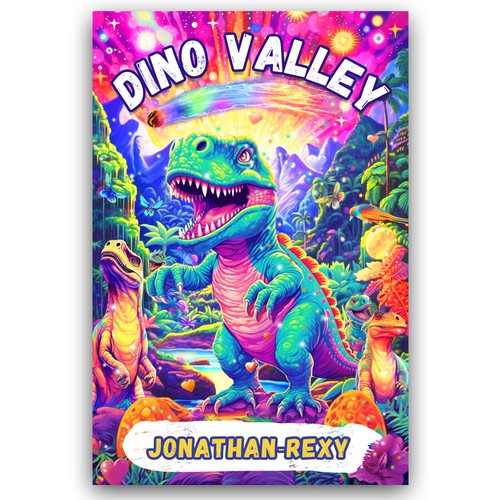 Dinosaur design with the title 'Poster Design'