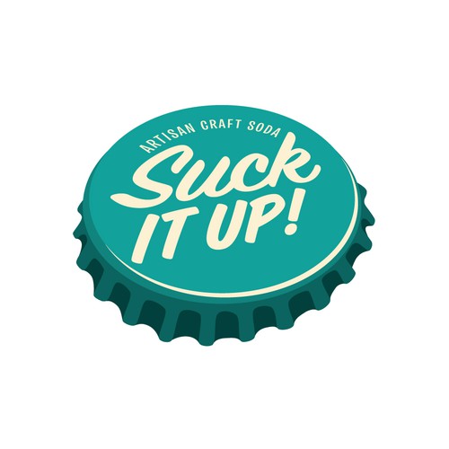 Lips design with the title 'Suck It Up!'