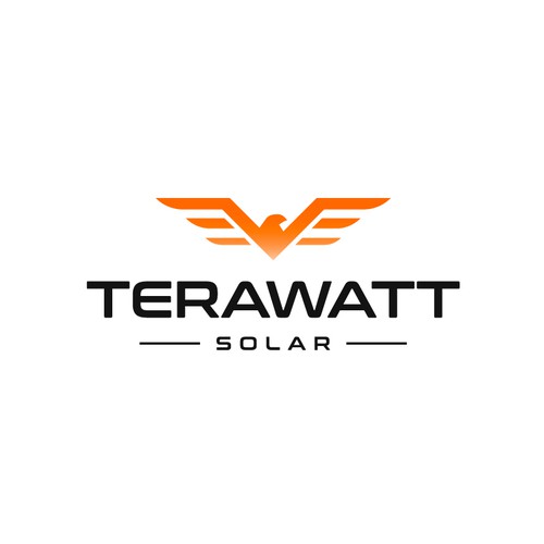 Solar logo with the title 'Terawatt, solar company'
