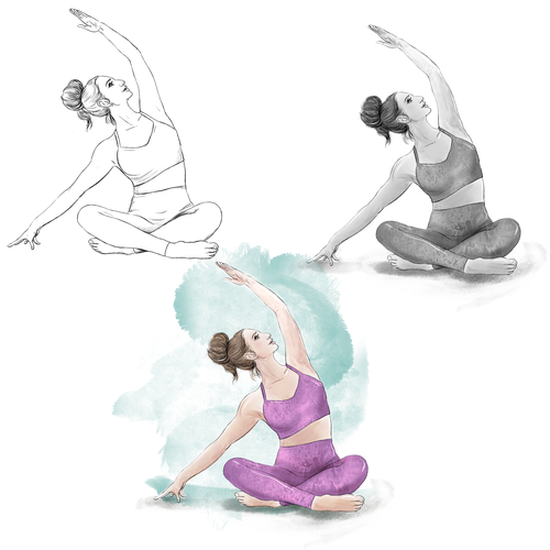 Blogger design with the title 'Iluustrations for personal blog'