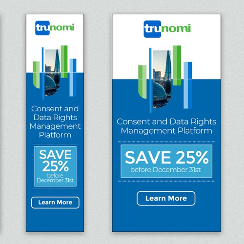 Platform design with the title 'Banner ad for management platform'