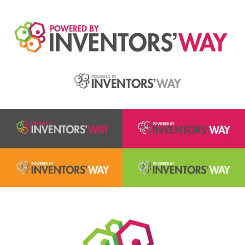 Flexible logo with the title 'Logo design for a scientific work space'