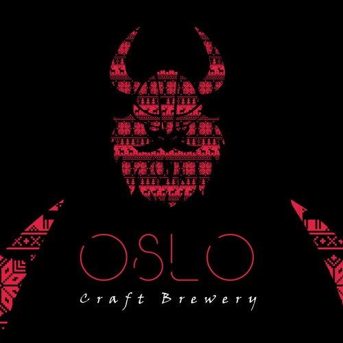 Norway and Norwegian logo with the title 'Logo concept for Oslo craft brewery'