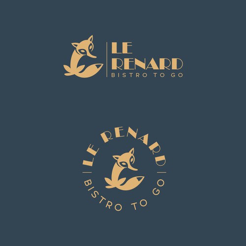 Foxy logo with the title 'Gestalte ein modernes Logo für ein "Bistro To Go"'