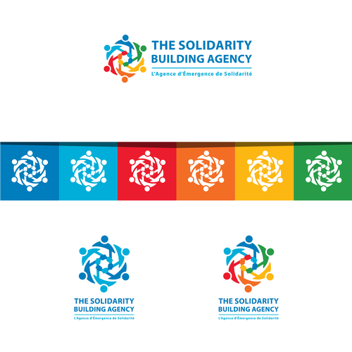 Agency brand with the title 'logo that inspires youth to take action for making the world a better place'