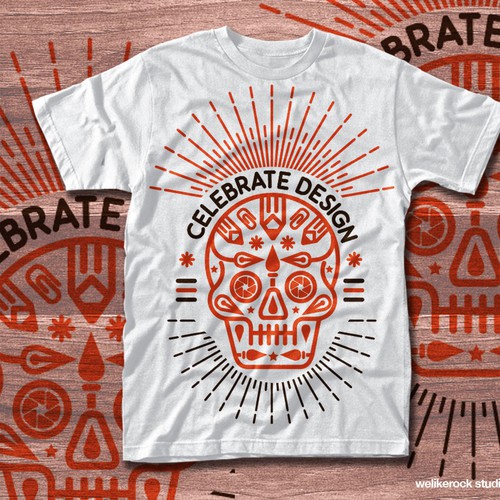 Dead design with the title '99designs Celebrate Design'