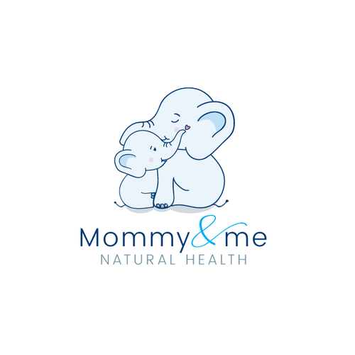 Natural medicine logo with the title 'Fun logo for Moms and alternative health professionals'
