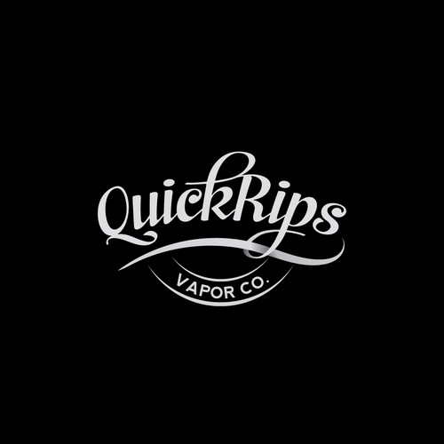 Ecommerce brand with the title 'Quick Rips Vapor Co.'