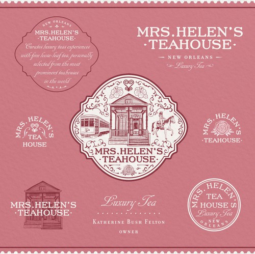 Tea design with the title 'Branding design for Luxury Tea'