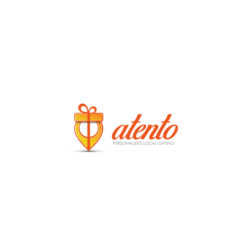 Gift shop design with the title 'Atento'