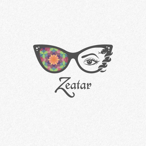 Snake logo with the title 'A Logo for Zeatar'