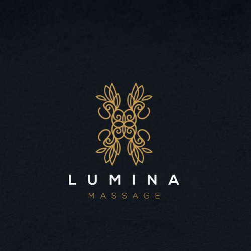 Leaf design with the title 'wellness concept logo'