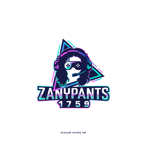 Twitch logo with the title 'Winner of "ZanyPants1759" Contest'