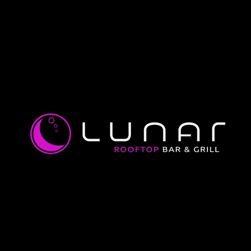 Lounge design with the title 'Luxury logo for Lunar Lounge'