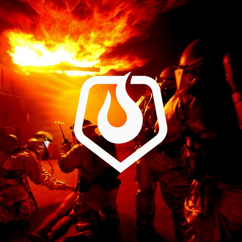 Firefighter design with the title 'FireFighting'