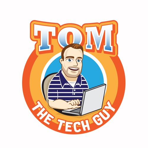 Photoshop logo with the title 'Tom The Tech Guy'