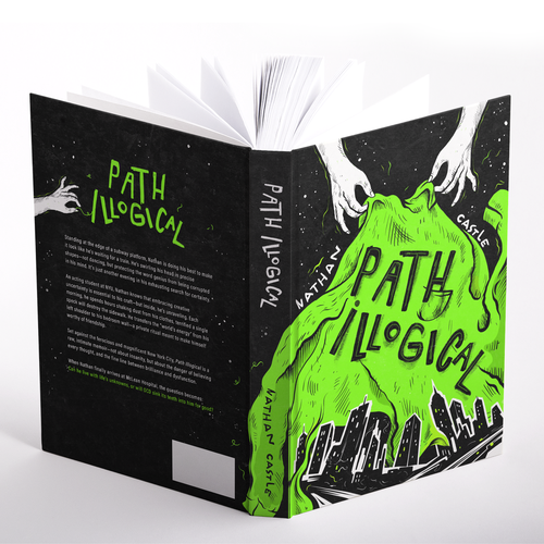 Hand-drawn book cover with the title 'Path Illogical'