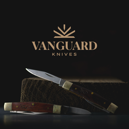 V design with the title 'Logo design'