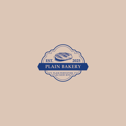 Type design with the title 'Plain Bakery Concept 2'