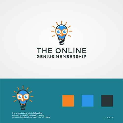 Genius logo with the title 'Genius Owl'