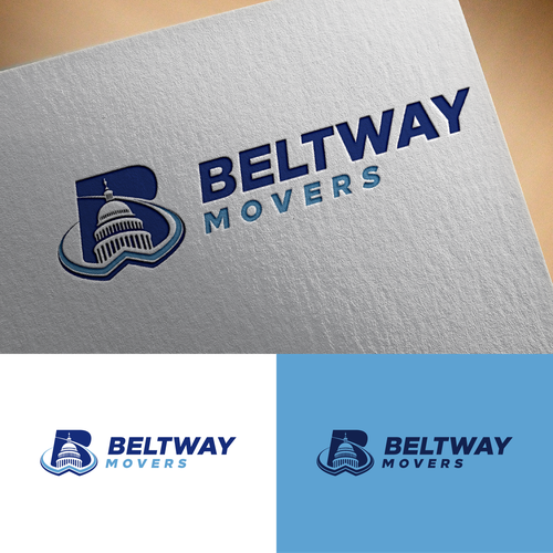 Washington DC logo with the title 'Washington storage and household logo design'