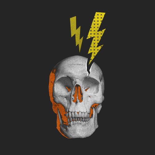 Death design with the title 'Skull'