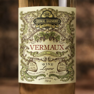 Liqueur vintage label