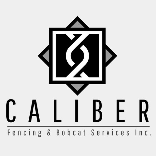 Fence design with the title 'CALIBER Inc.'