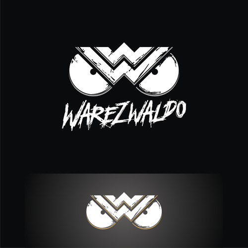 Electronic music logo with the title 'WAREZWALDO'